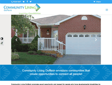 Tablet Screenshot of communitylivingdufferin.ca